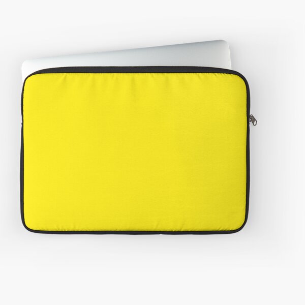 Yellow | Bright Yellow | Solid Color |  Laptop Sleeve