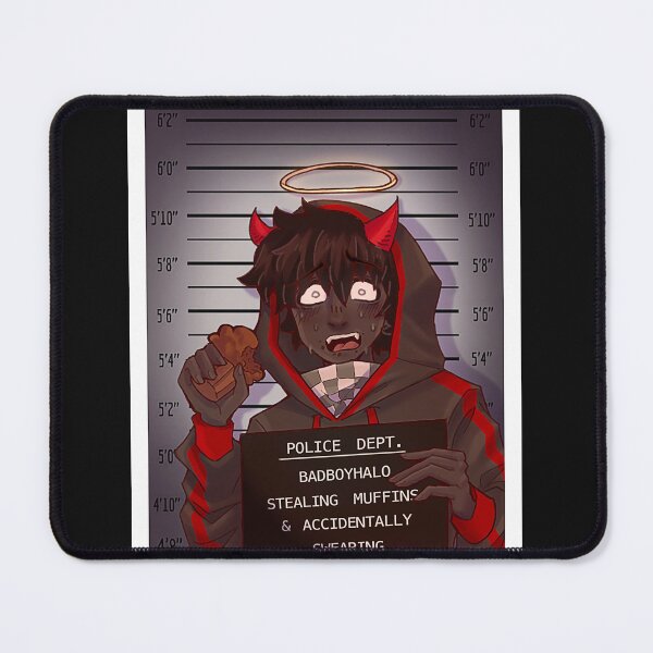 Item preview, BadBoyHalo Mugshot Poster designed and sold by BrendaCantu.
