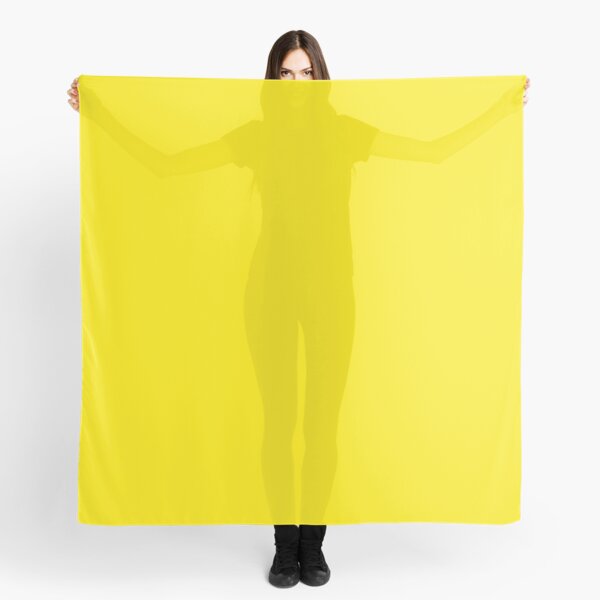 Yellow | Bright Yellow | Solid Color |  Scarf