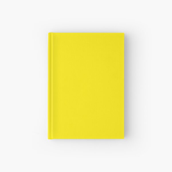 Yellow | Bright Yellow | Solid Color | Hardcover Journal