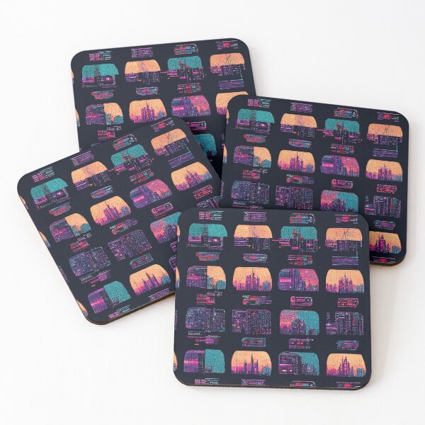 Item preview, cyberpunk retro pattern designed and sold by Chillapy.