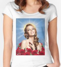 Saint Kylie Women's Fitted Scoop T-Shirt
