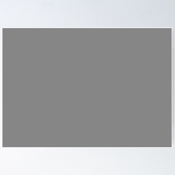 Grey | Solid Color | Poster