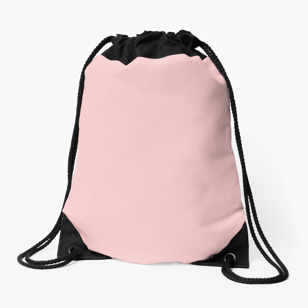 Rose Quartz 13-1520 TCX | Pantone Color of the Year 2016 | Pantone | Color Trends | Solid Colors | Fashion Colors | Drawstring Bag