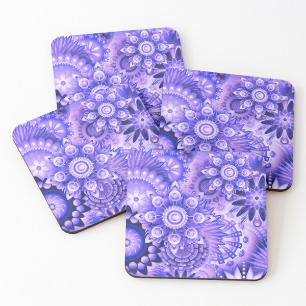 Item preview, Purple Pattern with Unusual Flowers designed and sold by Dven-Clothes.