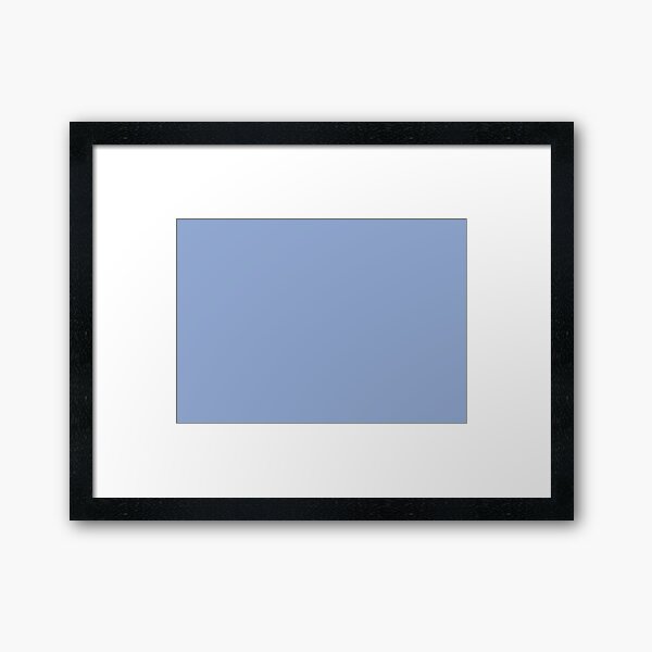 Serenity 15-3919 TCX | Pantone Color of the Year 2016 | Pantone | Color Trends | Solid Colors | Fashion Colors | Framed Art Print