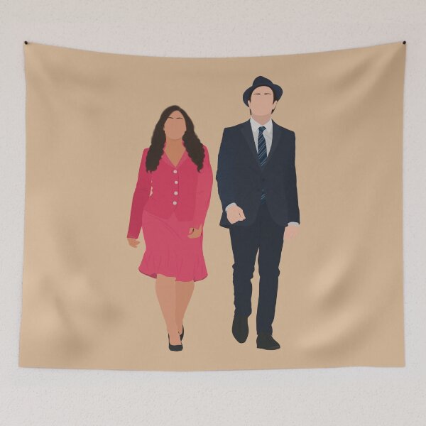 Item preview, Superstore Amy and Jonah Walk Suit Fan Art designed and sold by senaeksi.