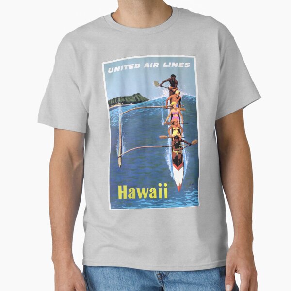 Item preview, 1953 United Airlines Hawaii Travel Poster designed and sold by retrographics.