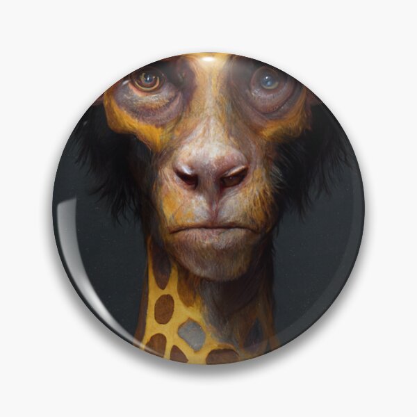 Item preview, monkey and giraffe hybrid creature  designed and sold by WeirdStation.