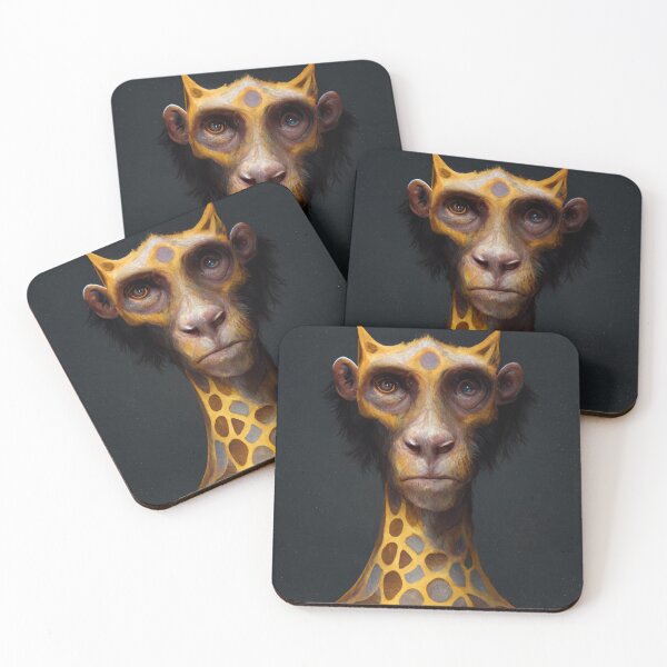 Item preview, monkey and giraffe hybrid creature  designed and sold by WeirdStation.