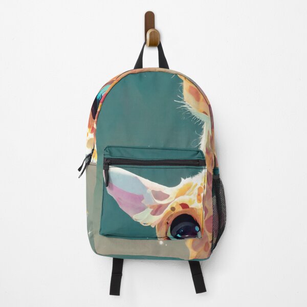 Item preview, kawaii little giraffe staring at designed and sold by WeirdStation.