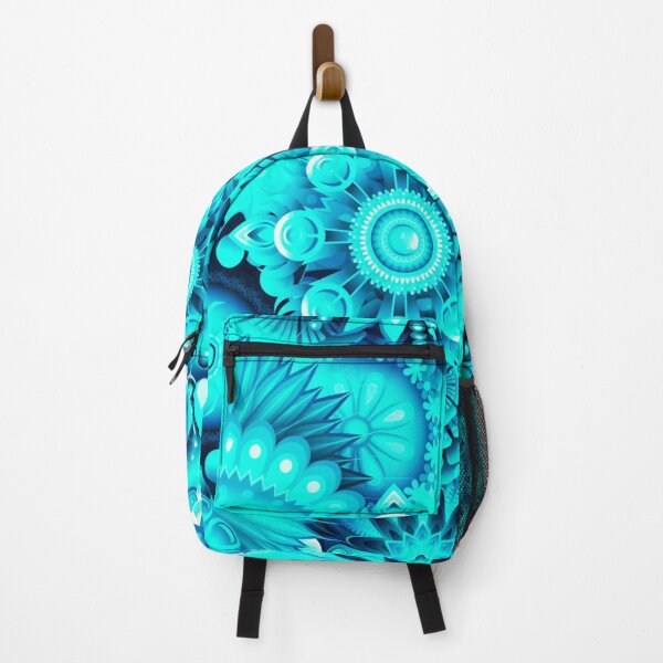 Item preview, Turquoise Pattern with Unusual Flowers designed and sold by Dven-Clothes.