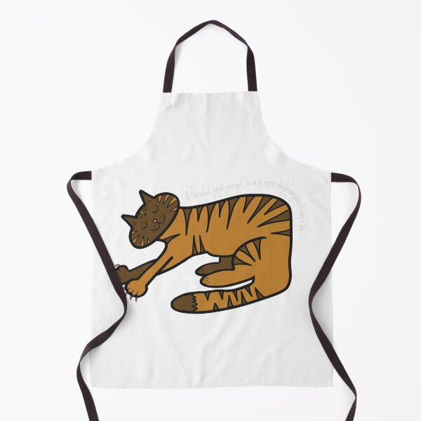 Item preview, Sleeping Marmalade Ginger striped Cat with Quote designed and sold by KateVanFloofno1.