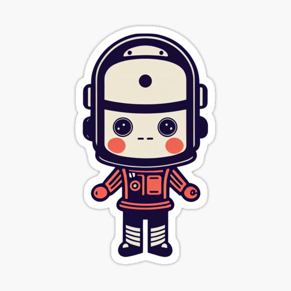 "Baby in spacesuit with exoskeleton" Sticker for Sale by