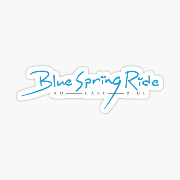 Futaba & Kou ( Ao Haru Ride ) Blue Spring Ride Sticker by babydollmerch