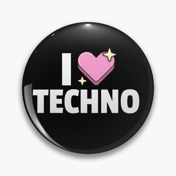 Item preview, I Heart Techno designed and sold by Discothreadz.