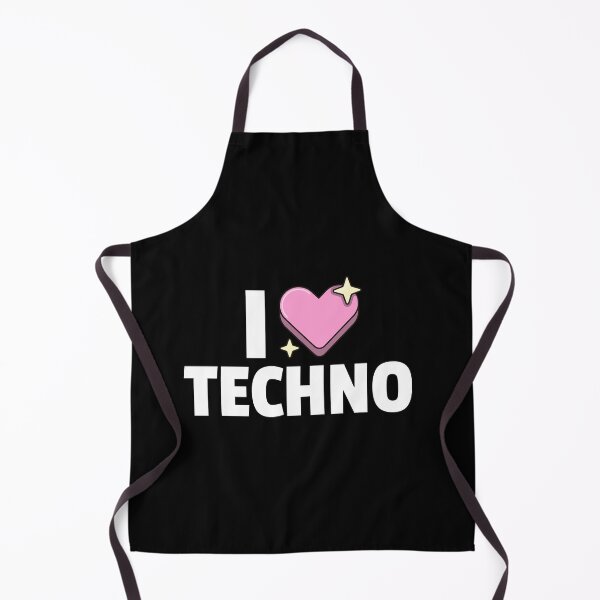 Item preview, I Heart Techno designed and sold by Discothreadz.