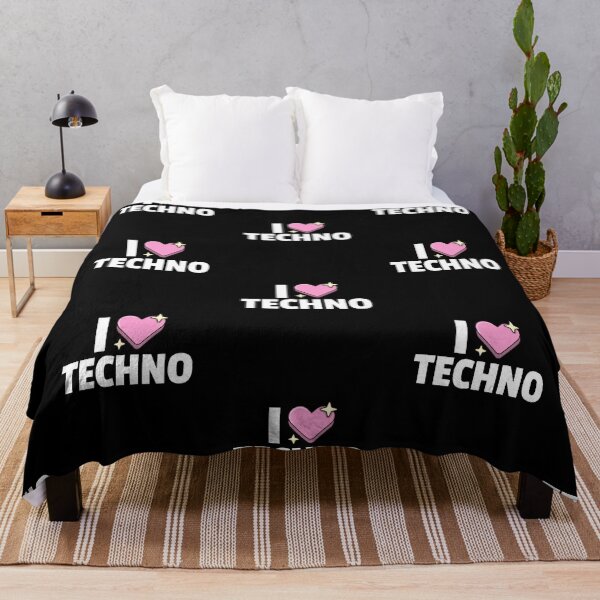 Item preview, I Heart Techno designed and sold by Discothreadz.