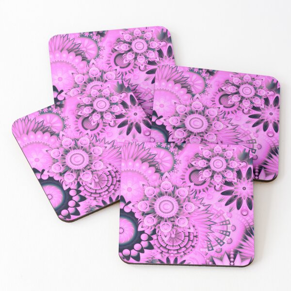 Item preview, Pink Pattern with Unusual Flowers designed and sold by Dven-Clothes.