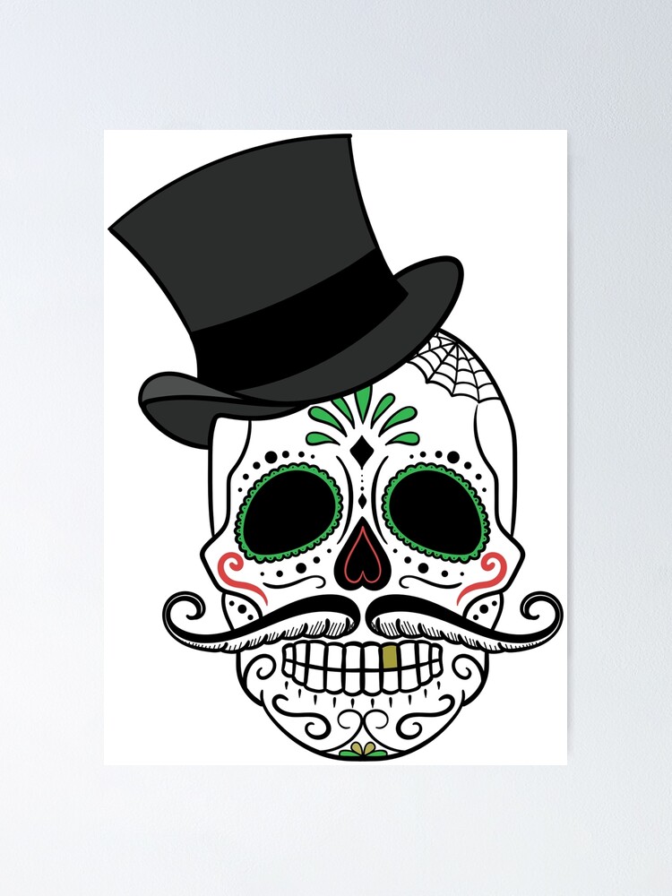 top hat day of the dead