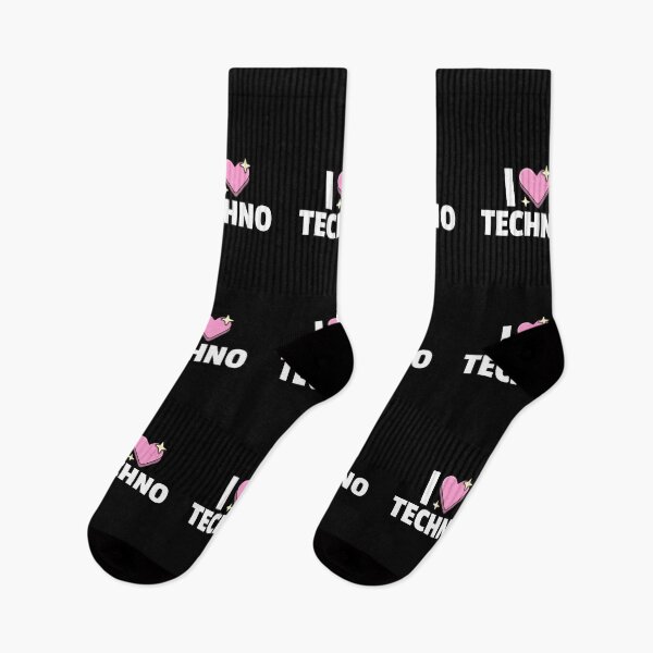 Item preview, I Heart Techno designed and sold by Discothreadz.