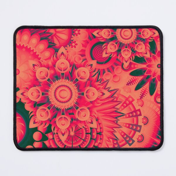 Item preview, Red Pattern with Unusual Flowers designed and sold by Dven-Clothes.
