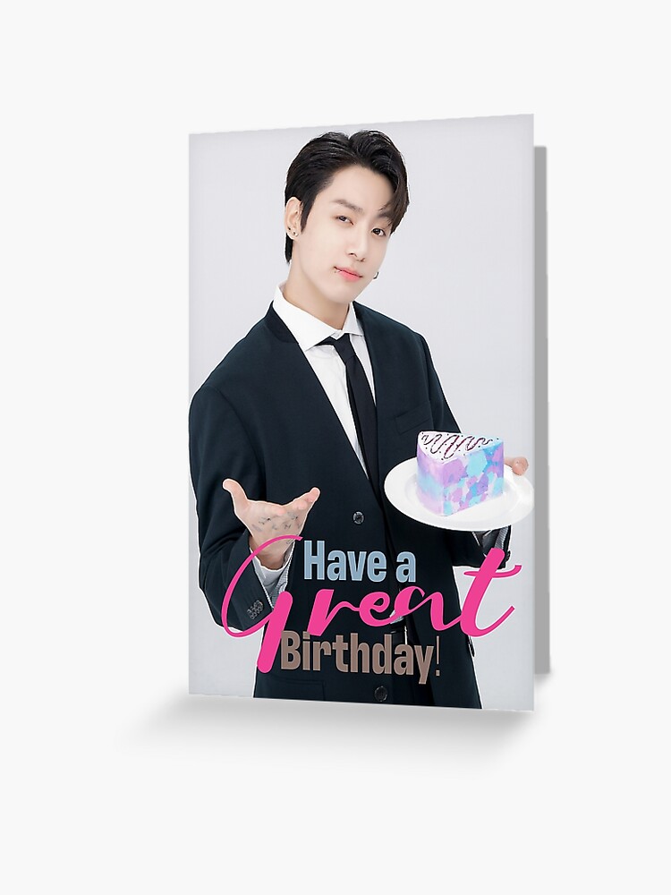 Jin Birthday Card Jin BTS Card Jin Card Bts Birthday 