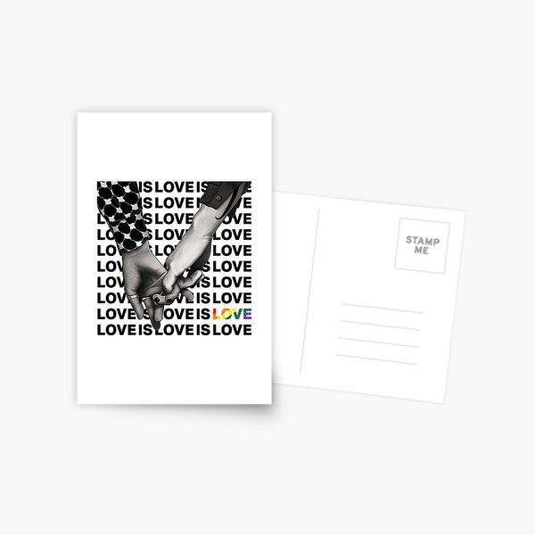 LOVE IS LOVE Postcard