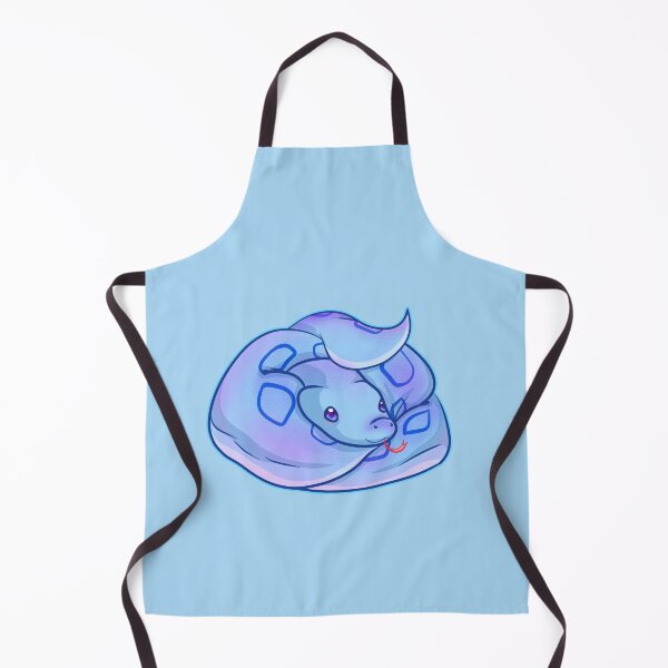 Item preview, Kawaii Blue Eyed Snake Curled Up designed and sold by With Love, InspireMari.
