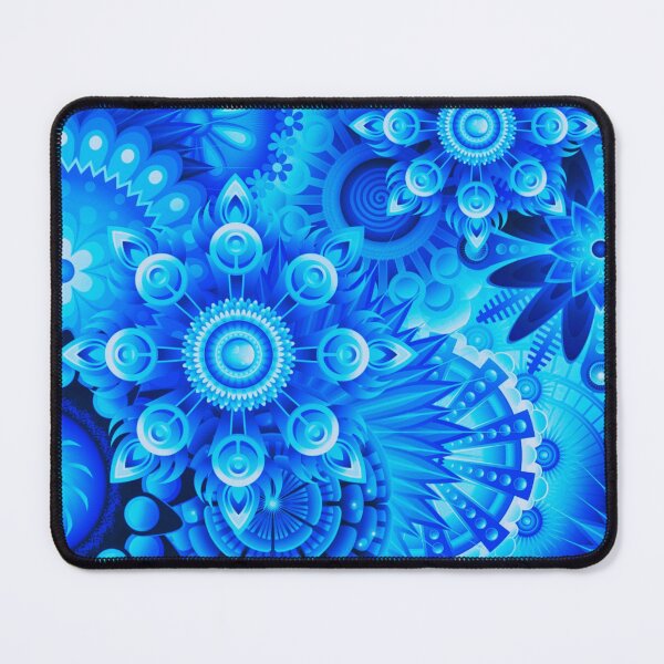 Item preview, Blue Pattern with Unusual Flowers designed and sold by Dven-Clothes.
