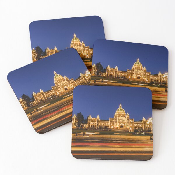 Item preview, British Columbia Parliament Buildings At Night designed and sold by rawshutterbug.
