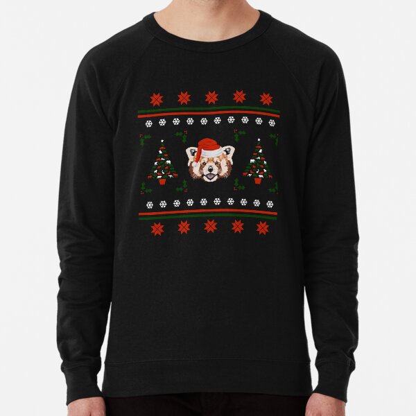 Item preview, Ugly Christmas Sweater - Red Panda designed and sold by GeoCreate.