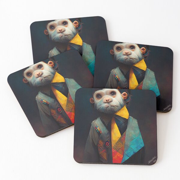 Item preview, Edwin - Colorful Cubic Multidimensional Monkey designed and sold by JediNeil.