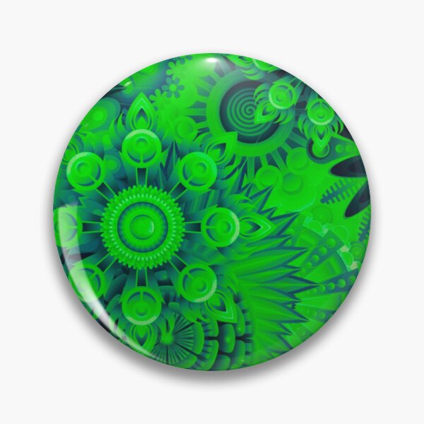 Item preview, Green Pattern with Unusual Flowers designed and sold by Dven-Clothes.
