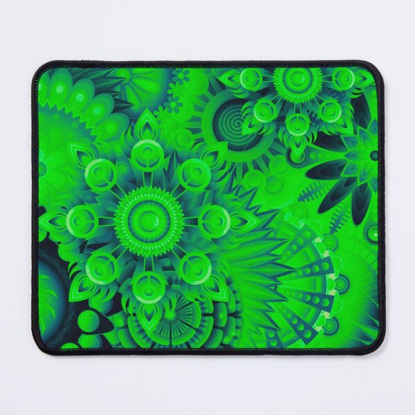Item preview, Green Pattern with Unusual Flowers designed and sold by Dven-Clothes.