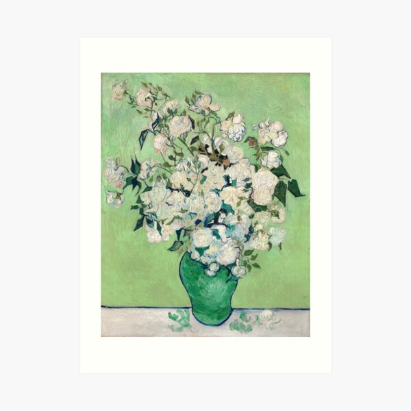 Van Gogh, Roses, 1890 Art Print