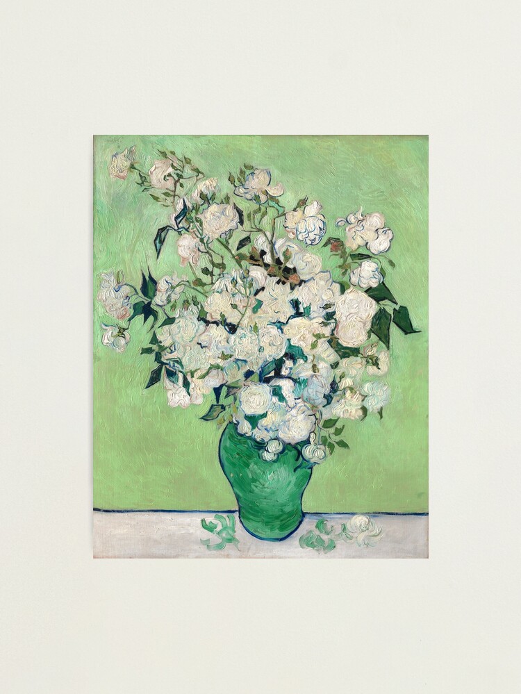 Alternate view of Van Gogh, Roses, 1890 Photographic Print