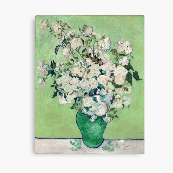 Van Gogh, Roses, 1890 Canvas Print