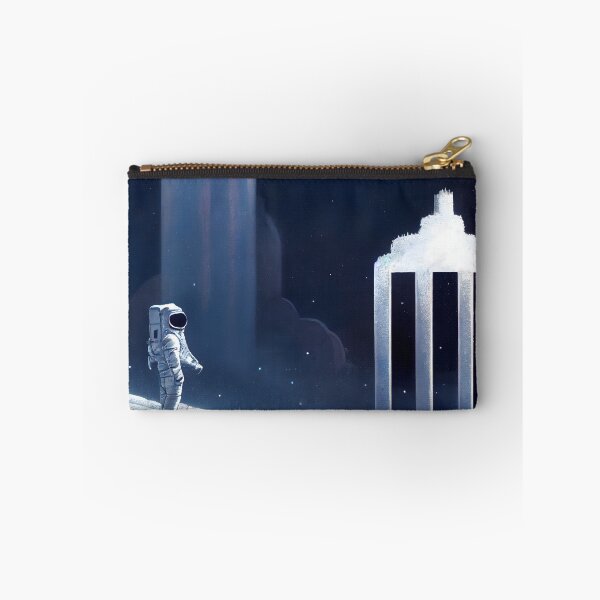 Item preview, A lone astronaut explores the remnants of a lost snowy temple. designed and sold by Jaraz.