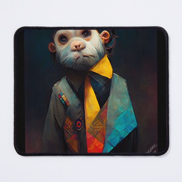 Item preview, Edwin - Colorful Cubic Multidimensional Monkey designed and sold by JediNeil.