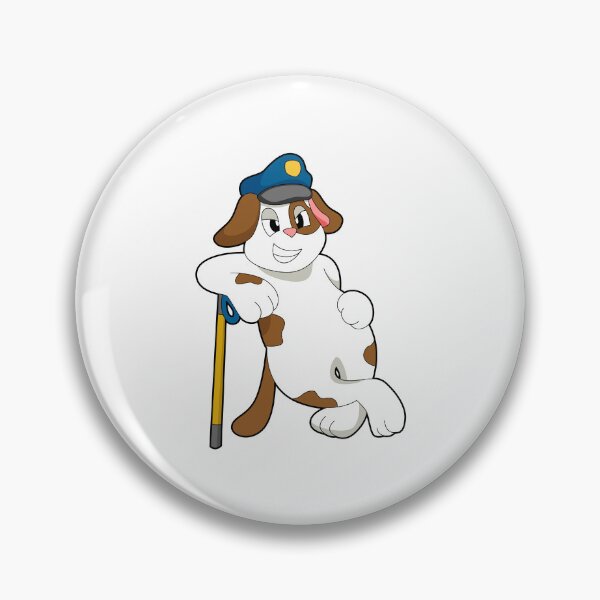 Artikelvorschau, Hund Polizist Polizeimütze entworfen und verkauft von Snabdesign84.