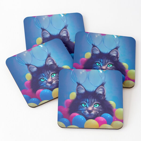 Item preview, Feline Birthday Surprise designed and sold by MagicCatSociety.