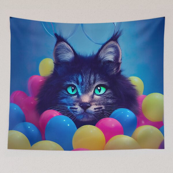 Item preview, Feline Birthday Surprise designed and sold by MagicCatSociety.
