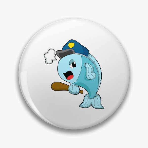 Artikelvorschau, Fisch Polizist Polizeimütze entworfen und verkauft von Snabdesign84.
