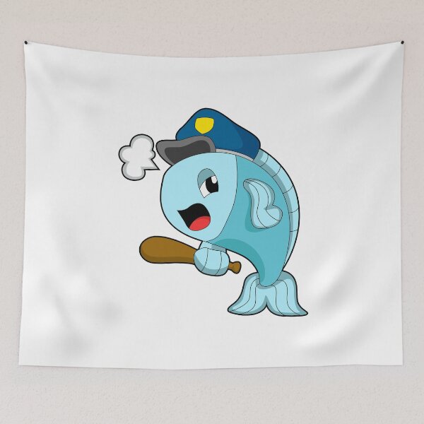 Item preview, Fish Police officer Police hat designed and sold by Snabdesign84.