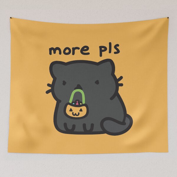 Item preview, Peppercorn needs more treats!  Trick or treating bag, tote, shirt, design designed and sold by Bountiful Bean.