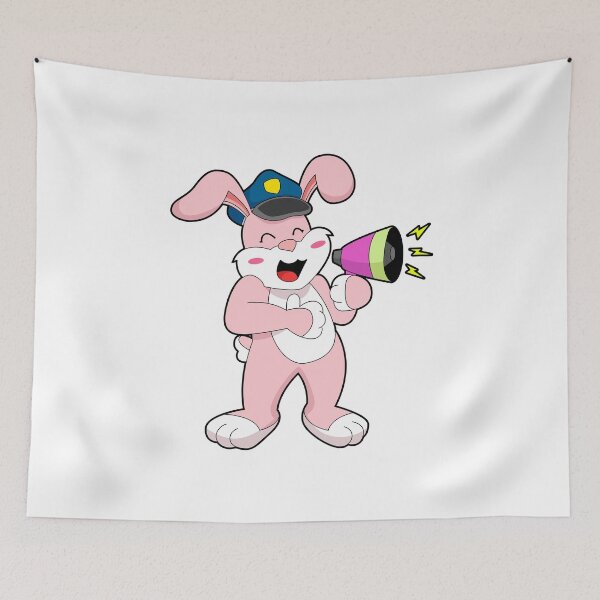 Item preview, Rabbit Cop Microphone Police designed and sold by Snabdesign84.