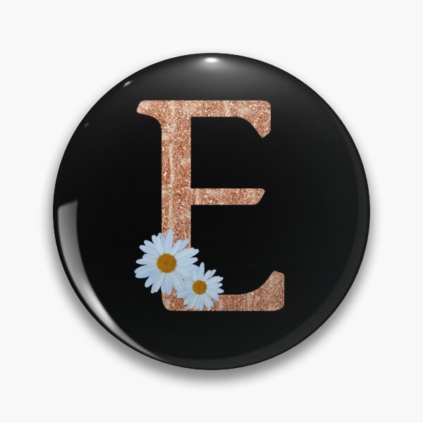 Item preview, Floral Shine Letter E,  Educational Sticker, designed and sold by saimzgraphics.