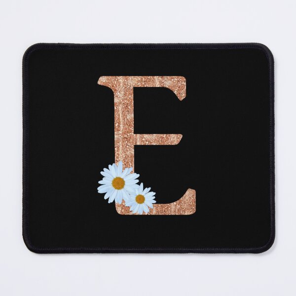 Item preview, Floral Shine Letter E, Educational Sticker, designed and sold by saimzgraphics.