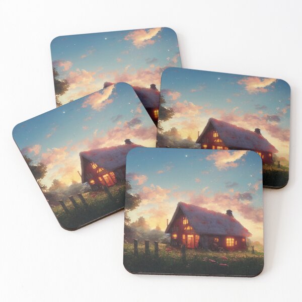 Item preview, Mountain Hut From Fairy Tales designed and sold by ProhibitionStickers.